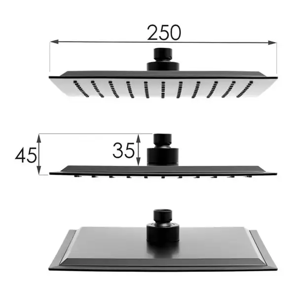 Душевой гарнитур Yoka FLOVA 25 BLACK черный с термостатом (BP.FLOVA THERM 25 BLK) Душевой гарнитур Yoka FLOVA 25 BLACK черный с термостатом (BP.FLOVA THERM 25 BLK)