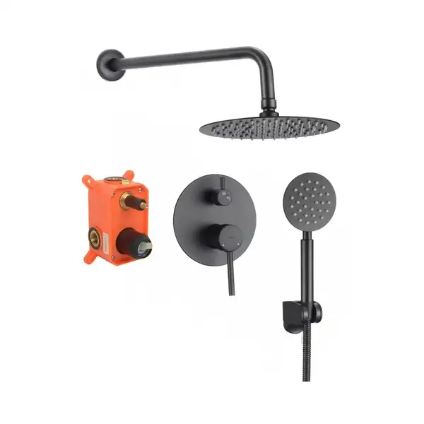 Yoka STUDIO 30 Душовий гарнітур прихований, чорний (BP.STUDIO 30 BLK) Yoka STUDIO 30 Душовий гарнітур прихований, чорний (BP.STUDIO 30 BLK)