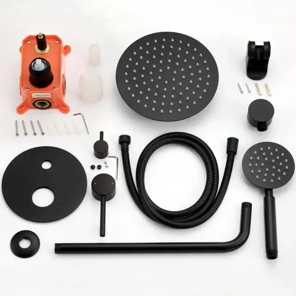 Душовий гарнітур прихованого монтажу Yoka STUDIO BLACK + BOX чорний (BP.STUDIO-BLK) Душовий гарнітур прихованого монтажу Yoka STUDIO BLACK + BOX чорний (BP.STUDIO-BLK)