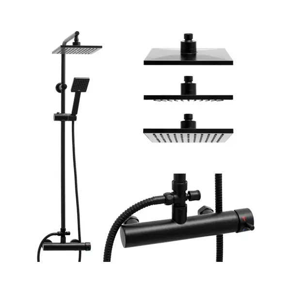 Yoka TIKI-BLK Душовий гарнітур, чорний матовий (BP.TIKI-BLK) Yoka TIKI-BLK Душовий гарнітур, чорний матовий (BP.TIKI-BLK)