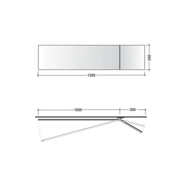 Дзеркало Flaminia Specchi Line 130х30 (BASC30) Дзеркало Flaminia Specchi Line 130х30 (BASC30)