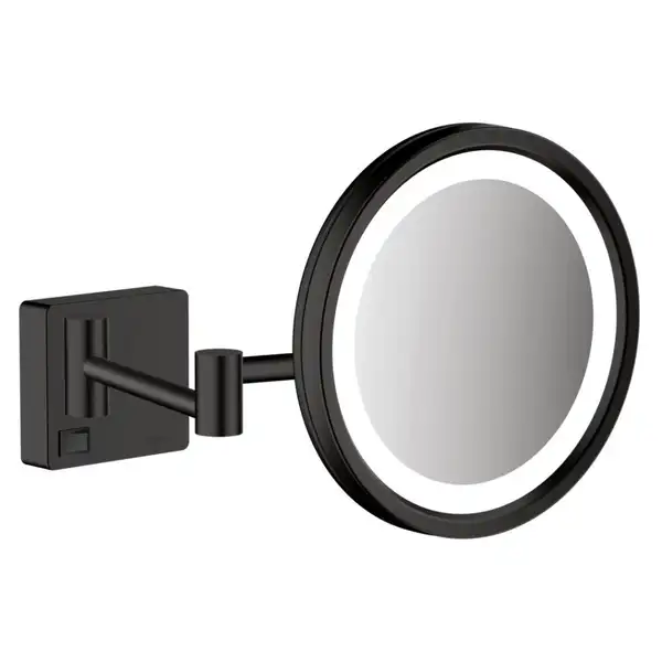 Дзеркало Hansgrohe ADDSTORIS з підсвіткою LED, чорний матовий (41790670) Дзеркало Hansgrohe ADDSTORIS з підсвіткою LED, чорний матовий (41790670)