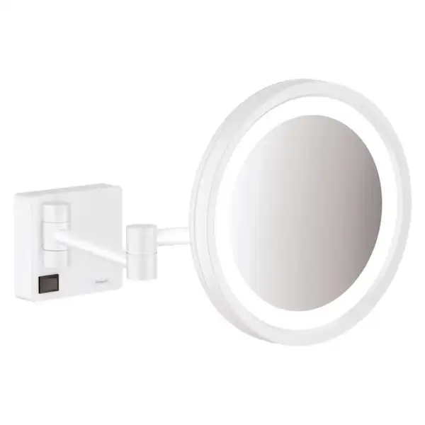 Дзеркало Hansgrohe ADDSTORIS з пiдсвiткою LED білий матовий (41790700)