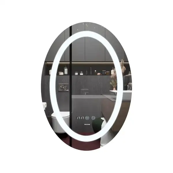 Дзеркало Mixxus PLAIN MV02-50x70 з Led Touch, Anti-fog, димером, регулятором яскравості, годинником (MI6010) Дзеркало Mixxus PLAIN MV02-50x70 з Led Touch, Anti-fog, димером, регулятором яскравості, годинником (MI6010)