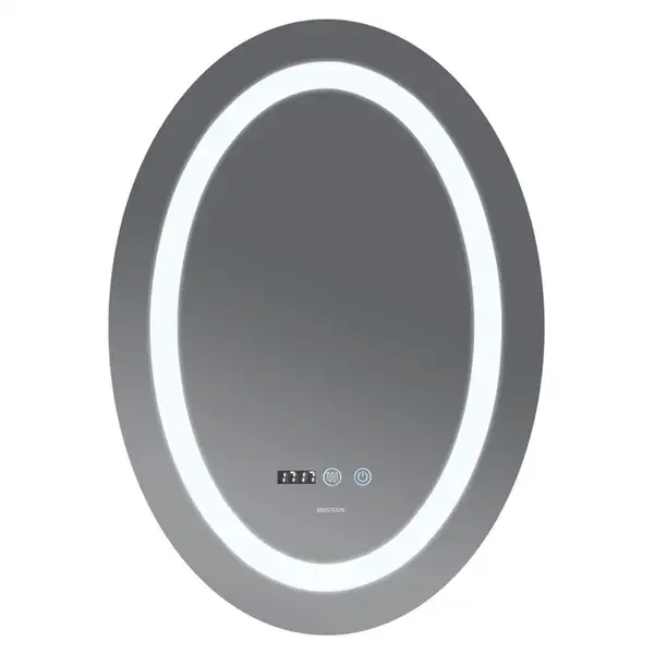 Дзеркало Mixxus PLAIN MV02-50x70 з Led Touch, Anti-fog, димером, регулятором яскравості, годинником (MI6010) Дзеркало Mixxus PLAIN MV02-50x70 з Led Touch, Anti-fog, димером, регулятором яскравості, годинником (MI6010)