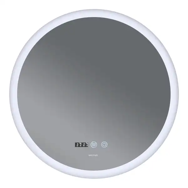 Дзеркало Mixxus PLAIN MC10-60 з Led Touch, Anti-fog, димером, регулятором яскравості, годинником (M (MI6013) Дзеркало Mixxus PLAIN MC10-60 з Led Touch, Anti-fog, димером, регулятором яскравості, годинником (M (MI6013)