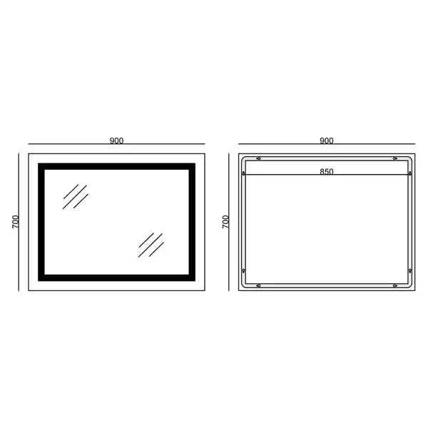 Дзеркало Mixxus WARM MR12-90x70-Reverse з Led Touch, Anti-fog, димером, регулятором яскравості (MI6 (MI6675) Дзеркало Mixxus WARM MR12-90x70-Reverse з Led Touch, Anti-fog, димером, регулятором яскравості (MI6 (MI6675)