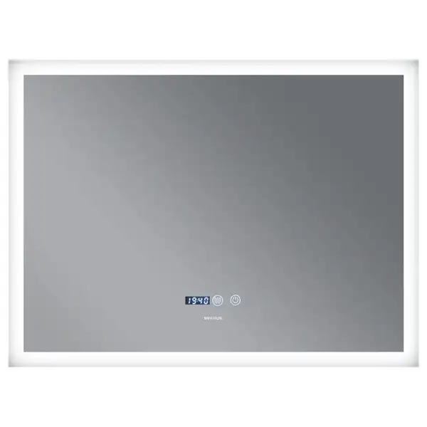 Дзеркало Mixxus FLAT MR04-80x60 з Led Touch, Anti-fog, димером, регулятором яскравості, годинником (MI6928) Дзеркало Mixxus FLAT MR04-80x60 з Led Touch, Anti-fog, димером, регулятором яскравості, годинником (MI6928)