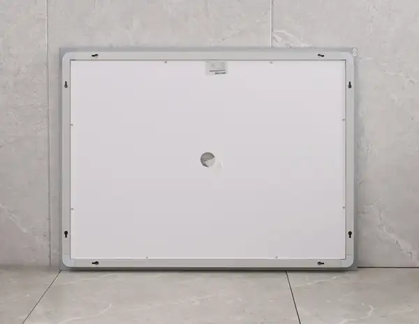 Дзеркало Mixxus WARM MR02-100x80 з Led Touch, Anti-fog, димером, регулятором яскравості, годинником (MI6935)