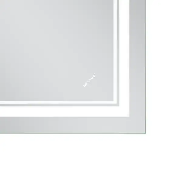 Дзеркало Mixxus Premium QUADRO MR20-80x60-Reverse з Led Touch, Anti-fog, димером, регулятором яскра (MP6619)