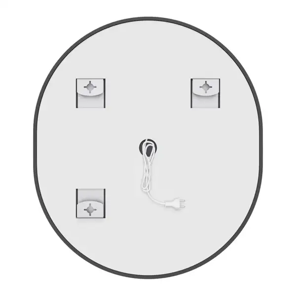 Дзеркало Mixxus Premium ELLIPSE MV05-80x70-Reverse BLACK з Led Touch, Anti-fog, димером (3-6,5kK) ( (MP6646) Дзеркало Mixxus Premium ELLIPSE MV05-80x70-Reverse BLACK з Led Touch, Anti-fog, димером (3-6,5kK) ( (MP6646)