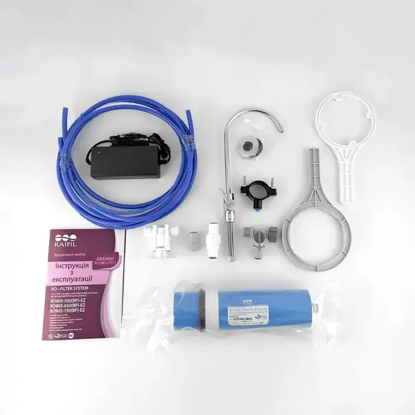 Сиcтема зворотнього осмосу високої продуктивності RAIFIL-400G-10"Blue controller (2483)