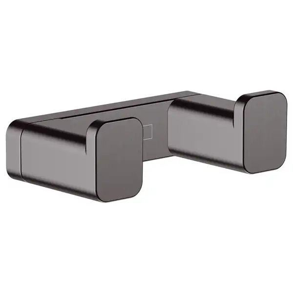 Крючок двойной Hansgrohe AddStoris, матовый чёрный хром (41755340) фото 1 Aquada.com.ua Крючок двойной Hansgrohe AddStoris, матовый чёрный хром (41755340) фото 1 Aquada.com.ua
