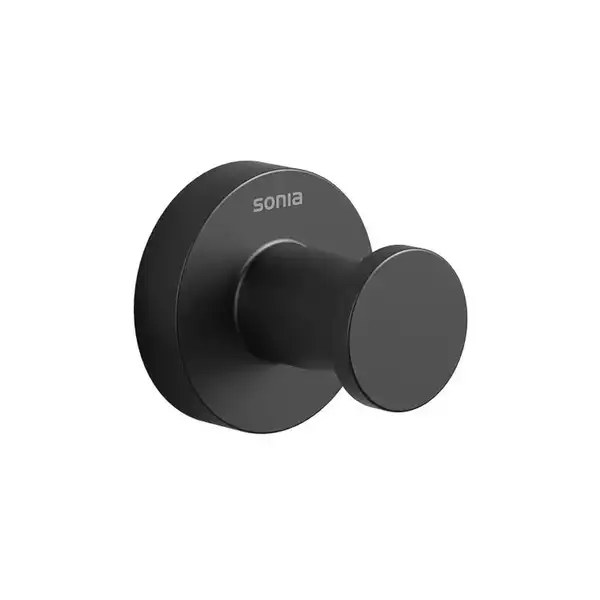 Гачок Sonia Astral Black, латунь 50х50х47 мм, чорний матовий (185160) Гачок Sonia Astral Black, латунь 50х50х47 мм, чорний матовий (185160)