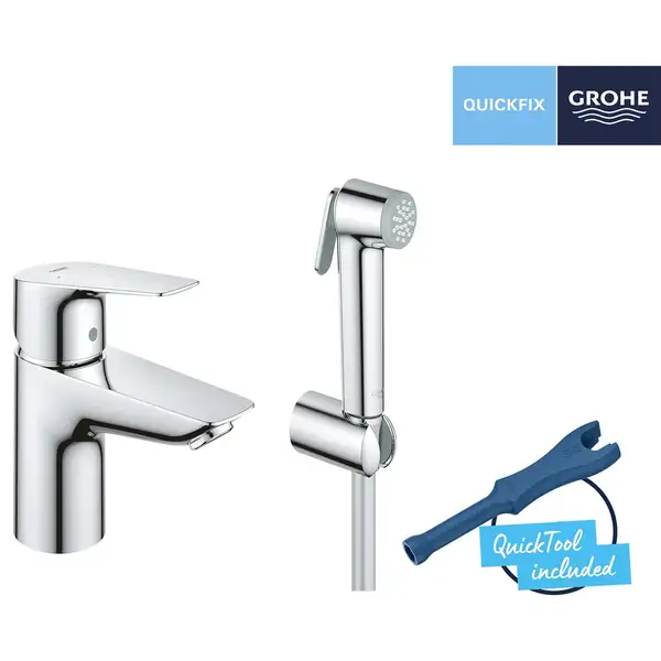 Grohe StartEdge Смеситель для раковины с биде, хром (23773001) Grohe StartEdge Смеситель для раковины с биде, хром (23773001)