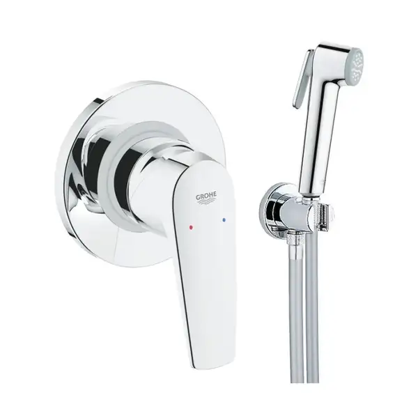 Комплект гігієнічного душу Grohe BauFlow, хром (UA11144601) Комплект гігієнічного душу Grohe BauFlow, хром (UA11144601)