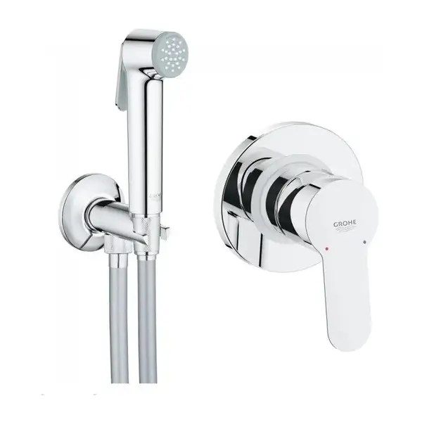 Комплект гігієнічного душа Grohe BauEdge, хром (UA28343001) Комплект гігієнічного душа Grohe BauEdge, хром (UA28343001)