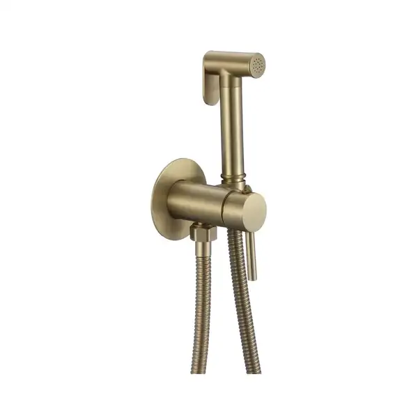 Змішувач для гігієнічного душу Mixxus Premium Hans 002-A Inner Brushed Gold з лійкою (Матове золото (MI6922) Змішувач для гігієнічного душу Mixxus Premium Hans 002-A Inner Brushed Gold з лійкою (Матове золото (MI6922)