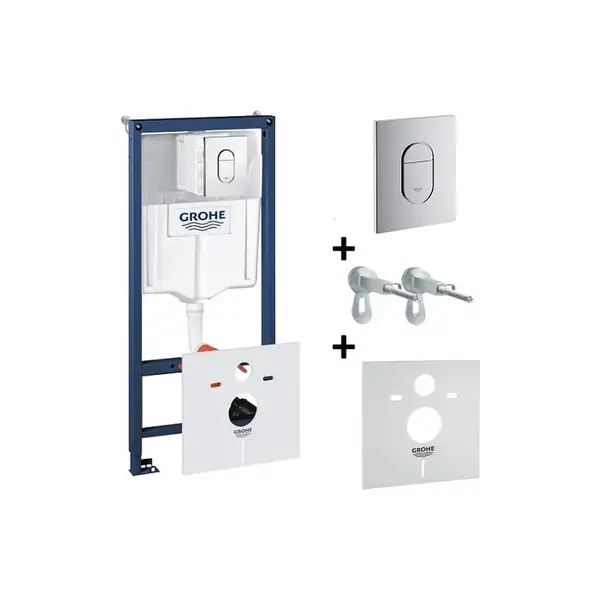 Инсталляция Grohe Rapid SL (4-в-1) комплект 38929000 (клавиша хром) фото 3 Aquada.com.ua