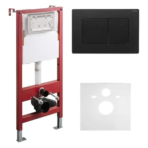 KOER KT-0502-05 Комплект инсталляционный, черный матовый (KR5173) KOER KT-0502-05 Комплект инсталляционный, черный матовый (KR5173)