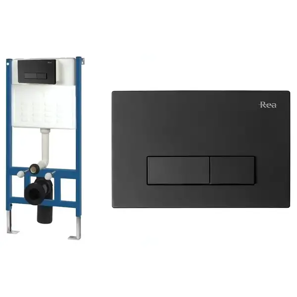 Інсталяція REA із чорною кнопкою H BLACK (REA-E3650) Інсталяція REA із чорною кнопкою H BLACK (REA-E3650)