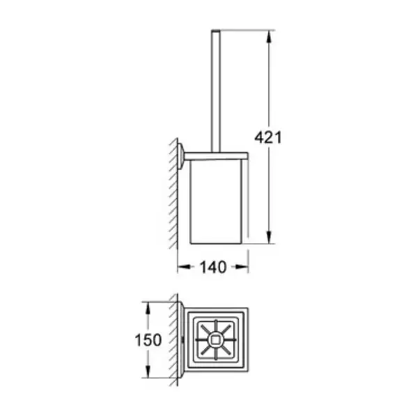 Щітка Grohe Allure Brilliant (40500000)