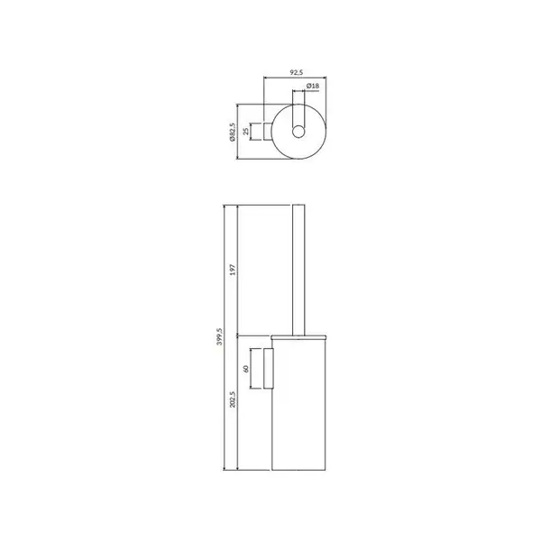 ершик для унитаза Omnires Modern Project графит (MP60621GR) ершик для унитаза Omnires Modern Project графит (MP60621GR)