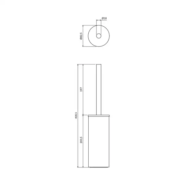 ершик для унитаза Omnires Modern Project brushed gold (MP60622GLB) ершик для унитаза Omnires Modern Project brushed gold (MP60622GLB)
