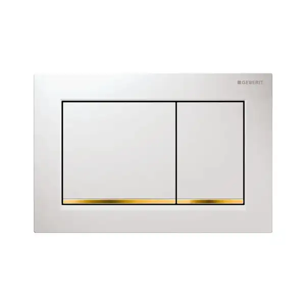 Geberit Omega 30 Кнопка змиву, білий/золотий (115.080.KK.1) (115.080.kk.1) Geberit Omega 30 Кнопка змиву, білий/золотий (115.080.KK.1) (115.080.kk.1)