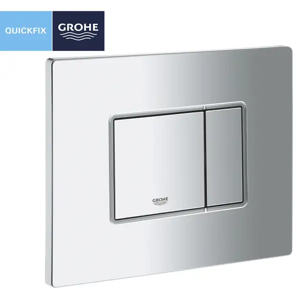 Grohe Even Панель смыва для унитаза, хром (38966000) Grohe Even Панель смыва для унитаза, хром (38966000)