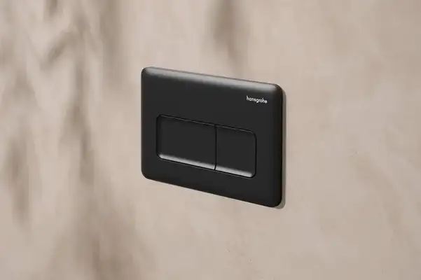 Hansgrohe iFrame Original Q Кнопка смыва, Matt Black (66001670) Hansgrohe iFrame Original Q Кнопка смыва, Matt Black (66001670)