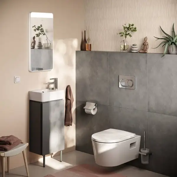 Hansgrohe iFrame Original S Клавиша смыва, хром (66002000) Hansgrohe iFrame Original S Клавиша смыва, хром (66002000)