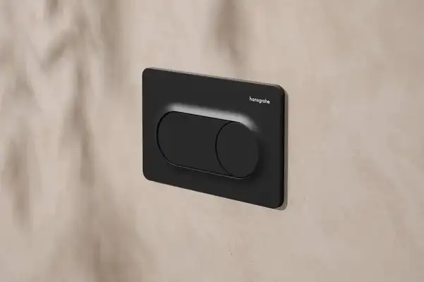 Hansgrohe iFrame Original S Кнопка смыва, Матовый черный (66002670) Hansgrohe iFrame Original S Кнопка смыва, Матовый черный (66002670)