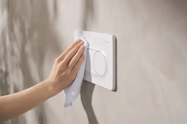 HANSGROHE iFrame Original S Клавиша смыва, матовый белый (66002700) HANSGROHE iFrame Original S Клавиша смыва, матовый белый (66002700)