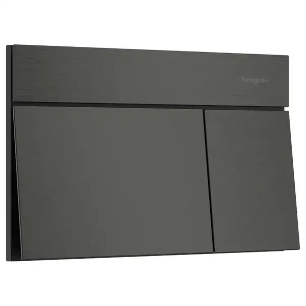 Клавиша смыва Hansgrohe iFrame E, черный хром (66003340) Клавиша смыва Hansgrohe iFrame E, черный хром (66003340)