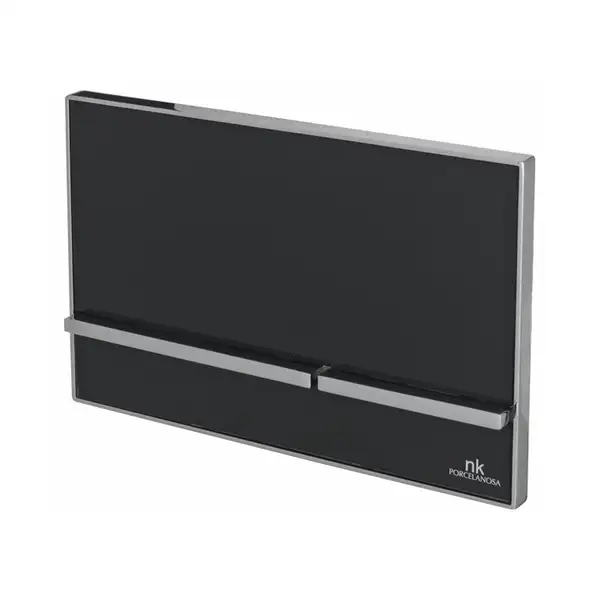 Кнопка змиву Noken Crystal Smart-line подвійна, чорна (100104500) Кнопка змиву Noken Crystal Smart-line подвійна, чорна (100104500)