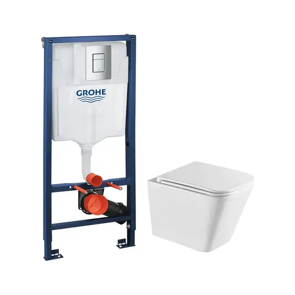 Комплект Grohe Set Унітаз QUADRO-0301-R + Інсталяція Grohe Rapid SL 38772001 (38772001QUADRO0301R) Комплект Grohe Set Унітаз QUADRO-0301-R + Інсталяція Grohe Rapid SL 38772001 (38772001QUADRO0301R)