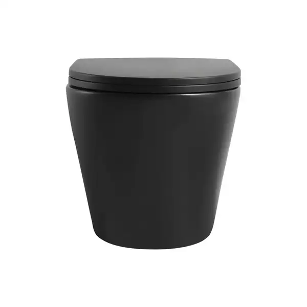 Комплект унітаз з інсталяцією для унітазу Mixxus Premium BEVEL-SET-2101 BLACK система змиву TORNADO (MP6669)