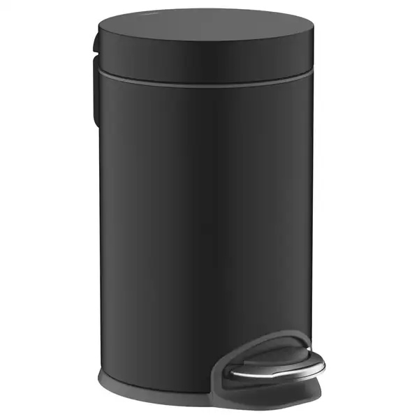 Мусорное ведро Hansgrohe AddStoris, чёрный матовый (41775670) фото 1 Aquada.com.ua Мусорное ведро Hansgrohe AddStoris, чёрный матовый (41775670) фото 1 Aquada.com.ua