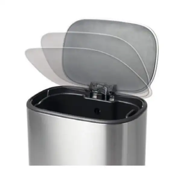 Відро для сміття з плавним закриттям овальне Mixxus Premium Diverse-TC0112 SS Color 12л колір наржа (MI7079) Відро для сміття з плавним закриттям овальне Mixxus Premium Diverse-TC0112 SS Color 12л колір наржа (MI7079)