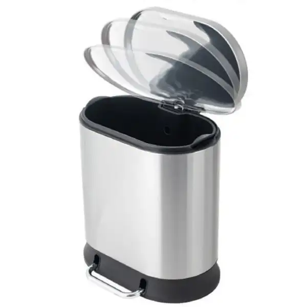 Відро для сміття з плавним закриттям овальне Mixxus Premium Strong-TC0105 SS Color 5л колір наржаві (MI7080) Відро для сміття з плавним закриттям овальне Mixxus Premium Strong-TC0105 SS Color 5л колір наржаві (MI7080)