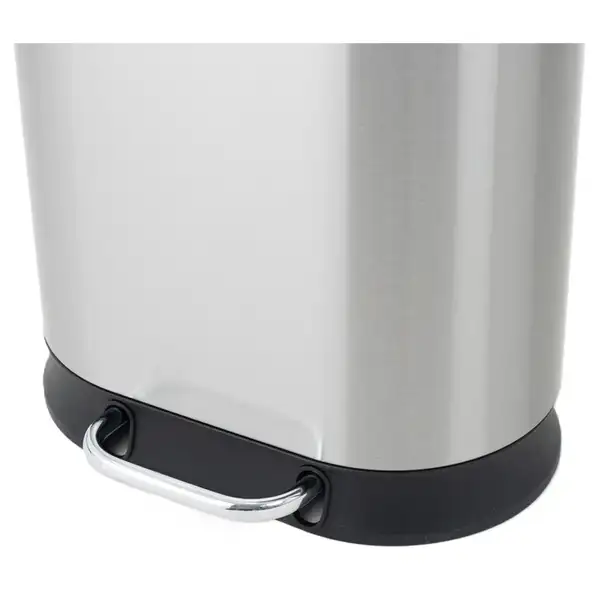 Відро для сміття з плавним закриттям овальне Mixxus Premium Strong-TC0120 SS Color 20л колір наржав (MI7081)