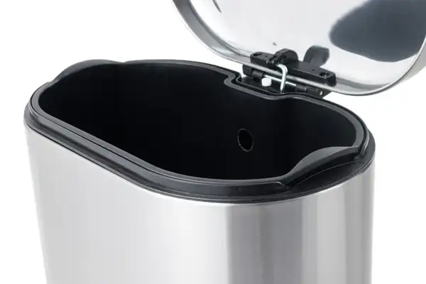 Відро для сміття з плавним закриттям овальне Mixxus Premium Strong-TC0120 SS Color 20л колір наржав (MI7081)