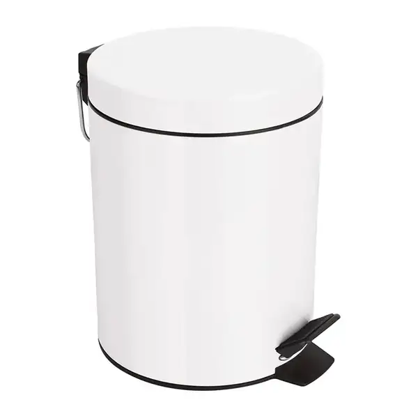 Відро для сміття 16 літрів Zerix Strong MB0116 White (ZX4628)