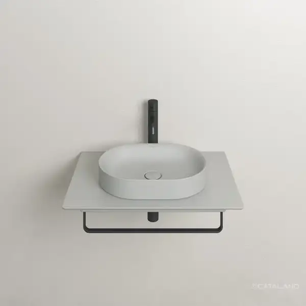 Столешница керамическая 75 x 50 см Catalano Horizon, Satin cement (1PC7550CS) фото 2 Aquada.com.ua Столешница керамическая 75 x 50 см Catalano Horizon, Satin cement (1PC7550CS) фото 2 Aquada.com.ua