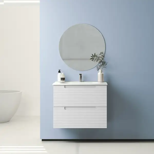 Комплект мебели 60 см Devit Acqua, белый матовый 088164W