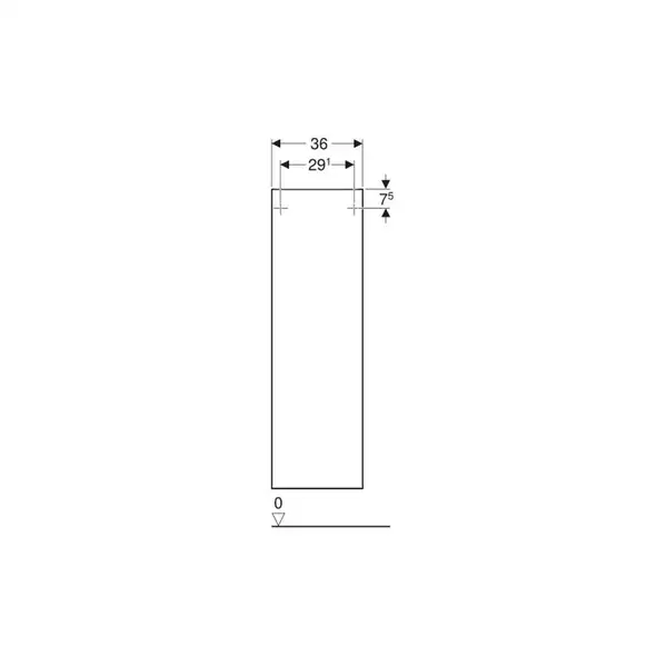 Пенал 36 х 29,9 х h118 см Geberit Smyle Square (500.361.JK.1) Пенал 36 х 29,9 х h118 см Geberit Smyle Square (500.361.JK.1)