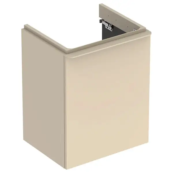 Шкафчик для раковины 49,2 х 40,6 х h61,7 см Geberit Smyle Square, с одной дверцей, песочно-серый (500.364.JL.1) Шкафчик для раковины 49,2 х 40,6 х h61,7 см Geberit Smyle Square, с одной дверцей, песочно-серый (500.364.JL.1)