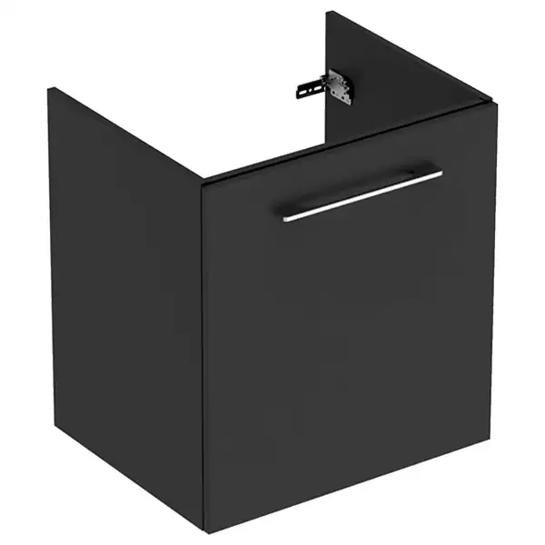 Тумба под раковину Geberit Selnova Square slim rim 58,8 см, лава матовая (501.221.00.1)