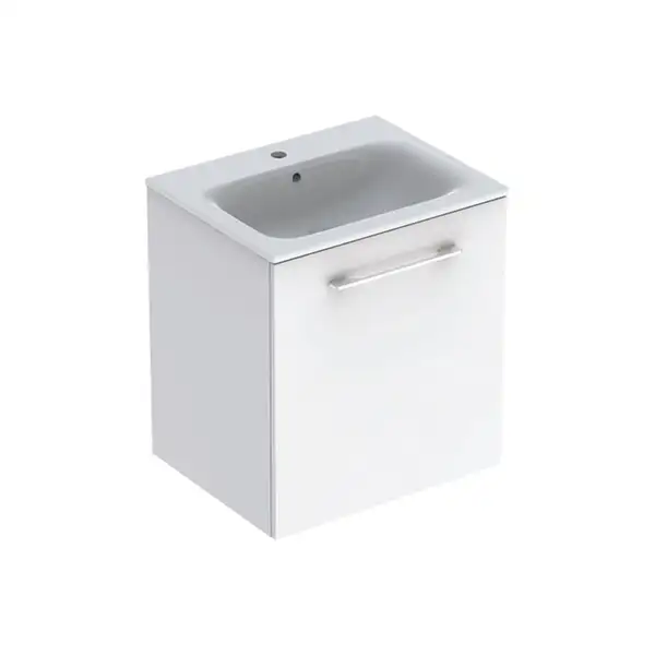 GEBERIT SELNOVA SQUARE комплект: умывальник встроенный Slim Rim, с тумбой 58,8*50,2см, с 1й дверью, белый глянец (501.252.00.1) фото 1 Aquada.com.ua GEBERIT SELNOVA SQUARE комплект: умывальник встроенный Slim Rim, с тумбой 58,8*50,2см, с 1й дверью, белый глянец (501.252.00.1) фото 1 Aquada.com.ua